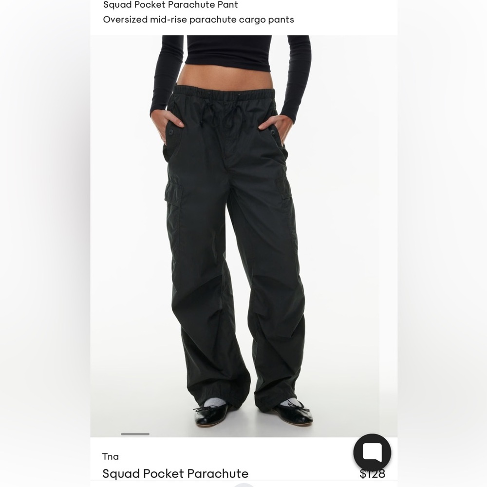 TNA Squad Pocket Parachute Pants - Picture 1 of 4